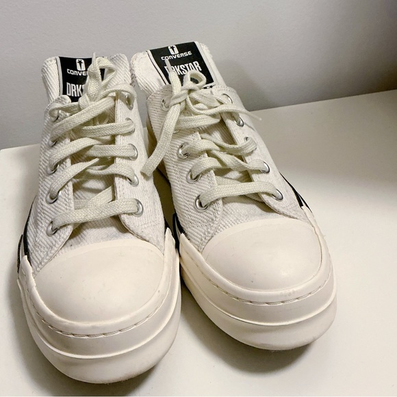 Rick Owens Shoes - rick owens drkshdw drkstar x converse size 36